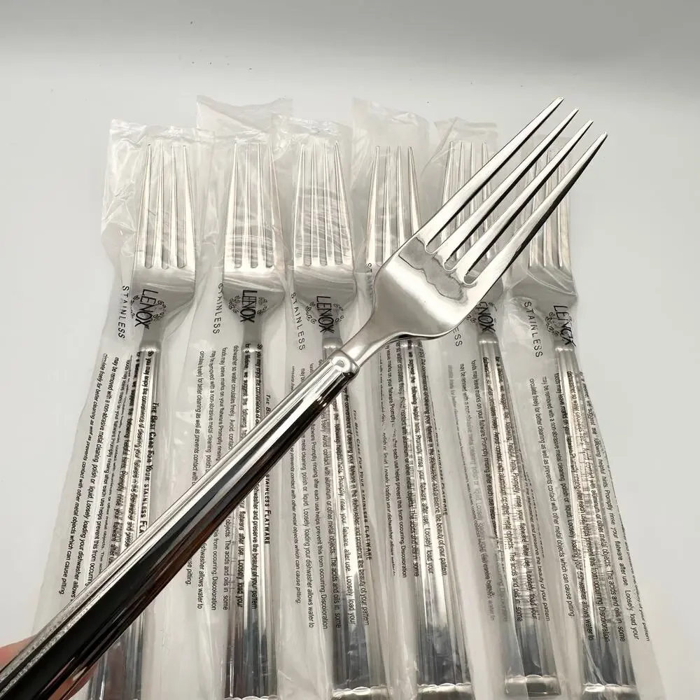 Lenox Stainless Vietnam Lanford New Dinner Forks Set Flatware Replacement 7 Set